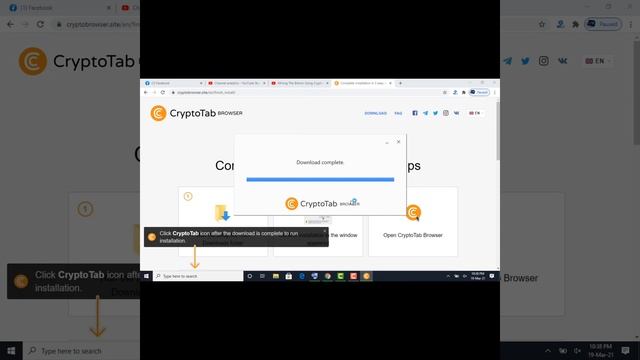 How To Install Crypto Tab Browser And Start Mining смотреть онлайн