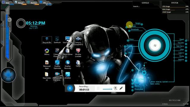 Transform Your Windows 10 In Futuristic Look Like Jarvis System | customize windows 10/8/9 смотреть онлайн