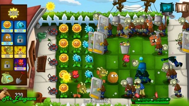 Adventure Bloom & Doom level 11-15 Plants Vs. Zombies NO CHEAT смотреть онлайн