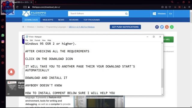 HOW TO DOWNLOAD DEV C++ SIMPLE & EASY смотреть онлайн