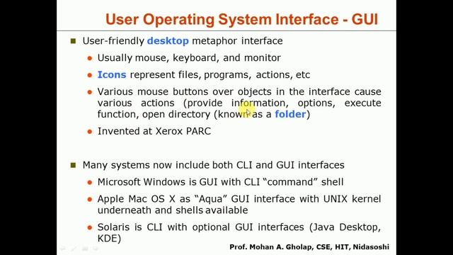 Module1: Chap2-Operating System Services: User-Operating System interface; System calls смотреть онлайн