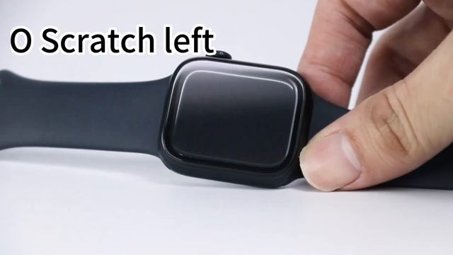 Apple Watch Series 9 8 7 41mm/45mm screen protector#YMHML tempered glass with titanium edge смотреть онлайн