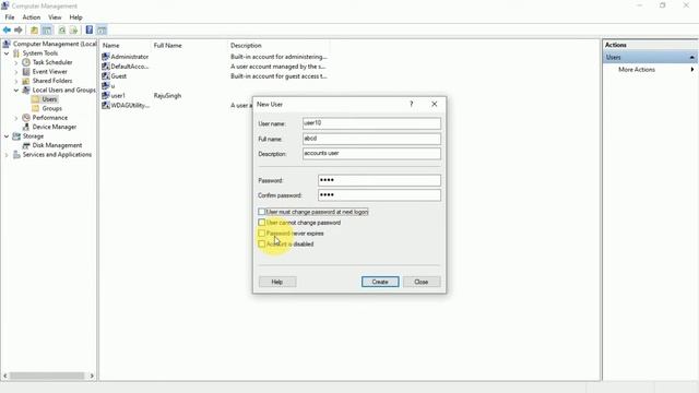How to create new user accounts and set password in Windows 10 смотреть онлайн