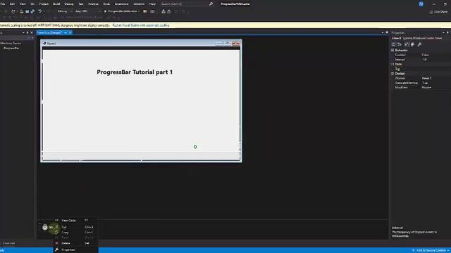 Progress Bar with Percentage Part 1 смотреть онлайн