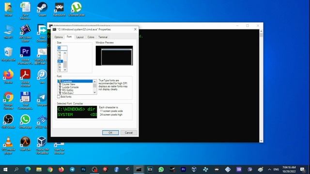 How to change the font in CMD.EXE? смотреть онлайн