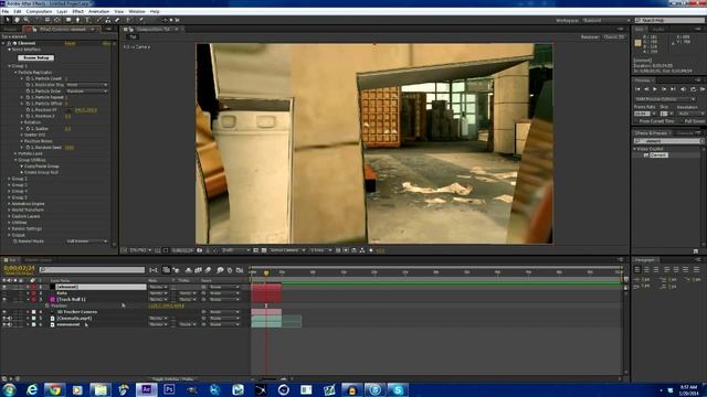 After Effects: Masking Element 3D Text смотреть онлайн