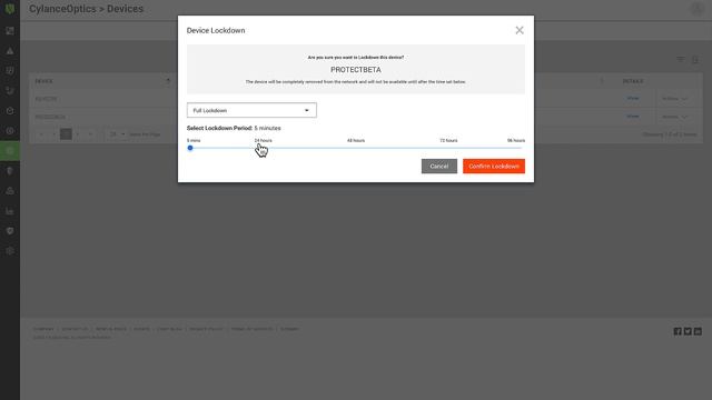 CylanceOPTICS Custom Lockdown Profiles смотреть онлайн