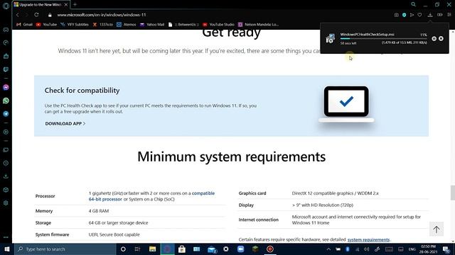 How to test if your system is compatible for Windows 11! смотреть онлайн