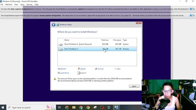 Installing Windows 10 OS in Virtual Box смотреть онлайн