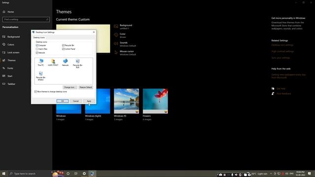 How to Enable Desktop Icons windows 10 pro смотреть онлайн