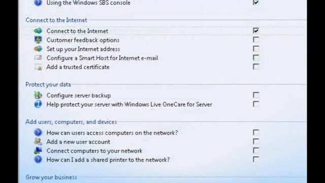 Small Business Server Demo 01 AdmnConsole смотреть онлайн