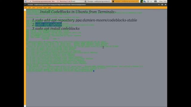 Install Codeblocks in Ubuntu Linux (Hindi) смотреть онлайн