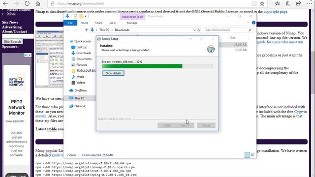 Nmap installation part1 смотреть онлайн