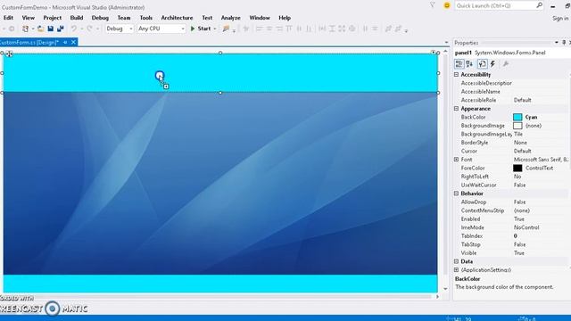 Design Custom Professional Form in C# Part D1 смотреть онлайн
