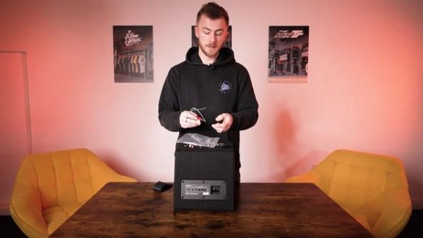 Hertz 8inch Compact Active Car Subwoofer - Dieci DBA 201 | Car Audio & Security