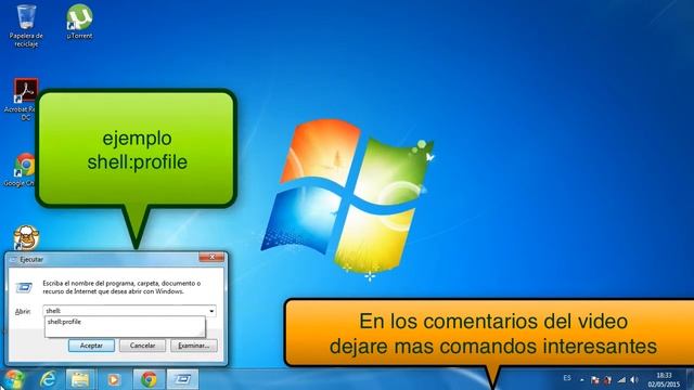 Acceso directo gracias a la Shell de Windows 7/8/xp смотреть онлайн
