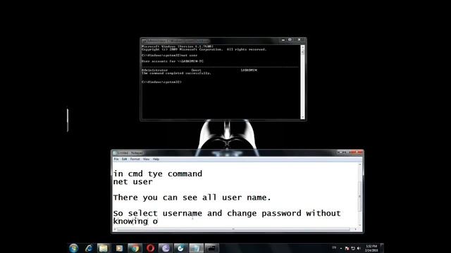 How to Remove Windows accounts or change pc administrator passwords using command prompt YouTub смотреть онлайн