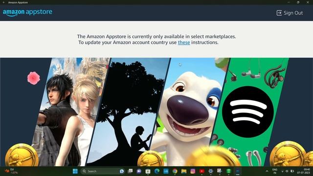 Amazon store for windows not available in your region problem Fixed смотреть онлайн