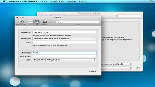 Configuracion Printers Mac смотреть онлайн