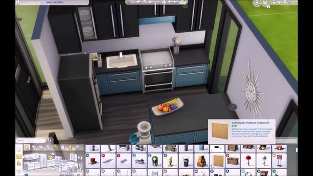 Small Modern with bedroom in the roof : Sims 4 Speed Build смотреть онлайн