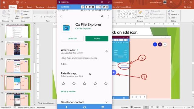 Sharing Files between PC and Android (using CX File Manager Application) смотреть онлайн
