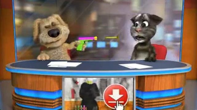Talking Tom & Ben News and having fun time смотреть онлайн