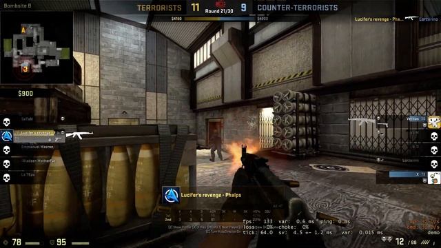 Clutch 1v3 on Cache, rank DMG смотреть онлайн