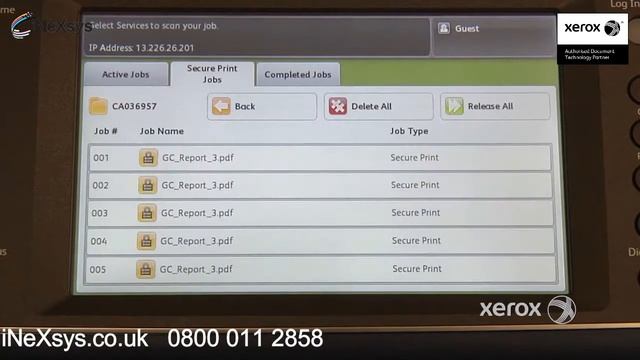 MAC OSX Driver Releasing Secure Print - Xerox 78 Series C8030 C8035 C8045 C8055 C8070 C8090 смотреть онлайн