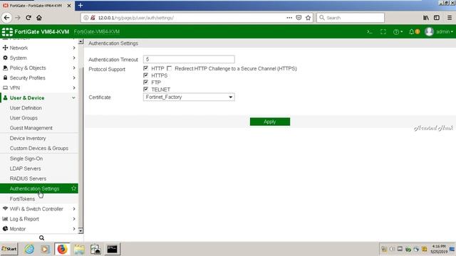 how to configure username & password in fortigate firewall смотреть онлайн