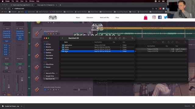 Free Logic Pro X Project Template - STOCK PLUGINS смотреть онлайн