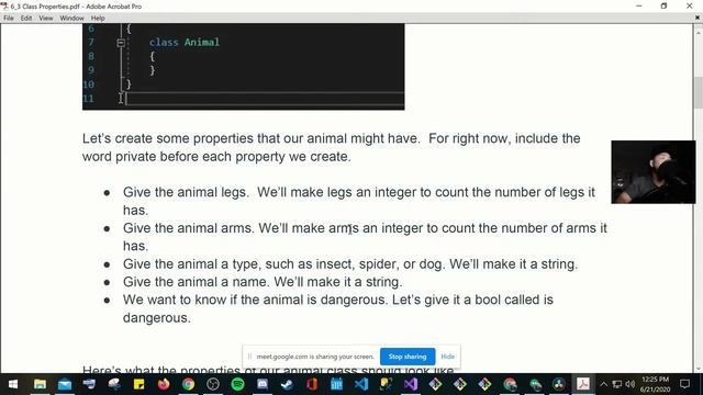 Professor Bui C# Object Oriented Programming, Class, Pass by Reference смотреть онлайн