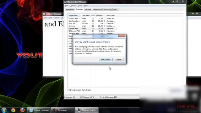 Taskbar not working in Windows 7. Taskbar Error Solved 101% in windows 7 смотреть онлайн