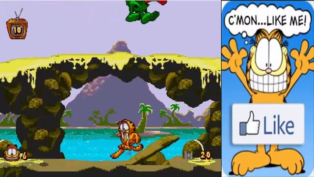Longplay - Garfield Caught in the act (Mega Drive) смотреть онлайн