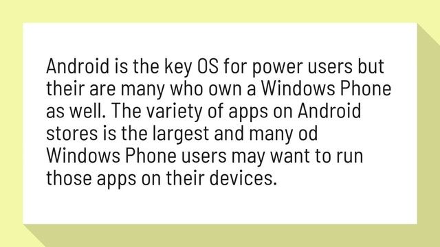 Can Windows Phone run Android apps? смотреть онлайн