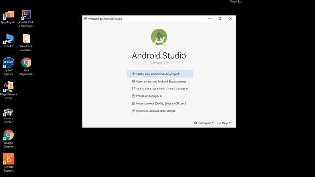 [M30235] Android Studio Basics - 1, loading Android Studio смотреть онлайн