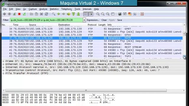 FTP, Wireshark, Telnet