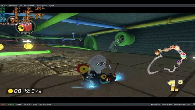 Mario Kart 8 Deluxe ( Suyu ) - I5 4460S - RX 550 2GB 64 BITS - 8GB RAM смотреть онлайн