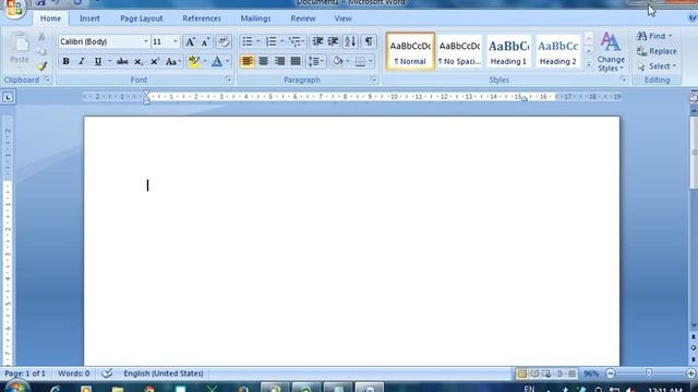 How To Open Microsoft Office Word 2007