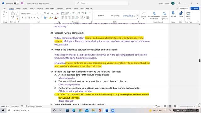 CIS25 Final Review смотреть онлайн