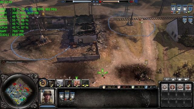 Company of Heroes 2 - Льеннский лес / 4vs4 / Армия США смотреть онлайн
