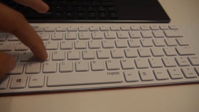 Rapoo E6700 Wireless Keyboard Hands On смотреть онлайн