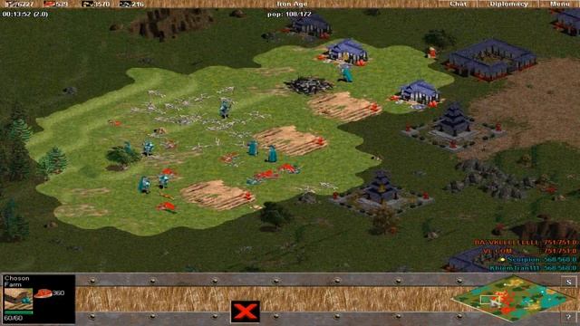 Scorpion (Coop) vs __VL.COM_____ - 1v1 Choson Deathmatch - AOE: ROR смотреть онлайн