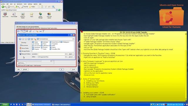 Q4OS Installing Fonts System wide смотреть онлайн