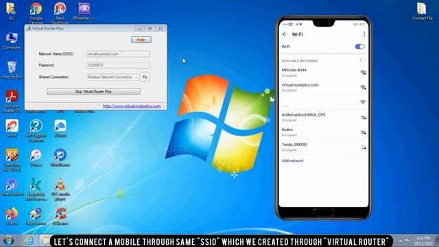 Turn Your Windows 7 Laptop into a WiFi Hotspot смотреть онлайн