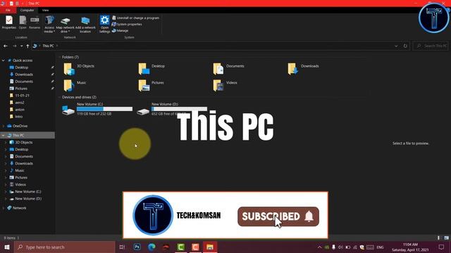 How to Change Open Window Explorer at This PC instead of Quick Access. смотреть онлайн