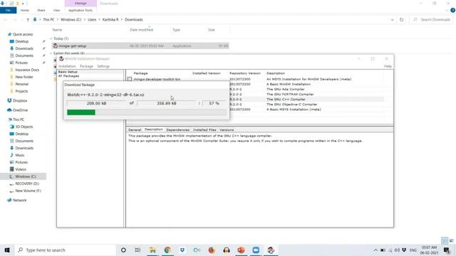 Installing Mingw for C Programming Language | C Programming Tutorials смотреть онлайн