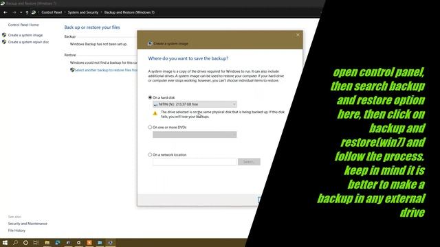 || How to Create a System Image Backup in Windows 10 || by Tech World смотреть онлайн