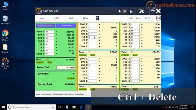 CashTallyOne : The best cash denomination calculating app for Indian Bankers and Cashiers.It's Free смотреть онлайн