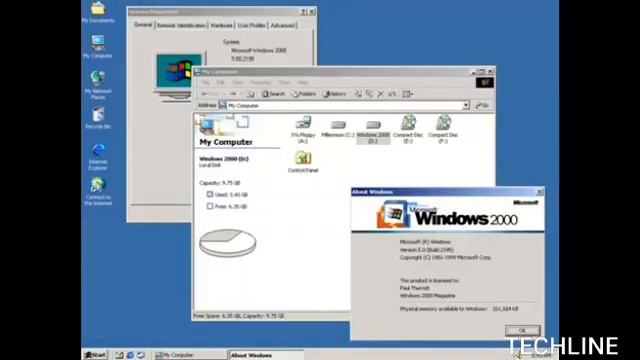 TECH LINE-microsoft windows history...(OS SYSTEM HISTORY) смотреть онлайн