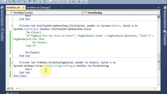 Lecture # 004b. Main Form (Closing Event & MsgBox & DiaglogResult) смотреть онлайн